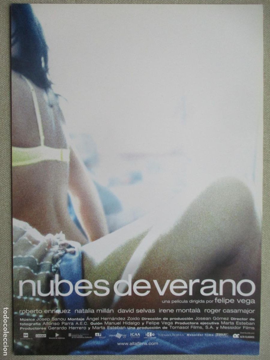 Cine: NUBES DE VERANO. GUIA ORIGINAL ESTRENO. PEDIDO MINIMO EN GUIAS 10 EUROS.