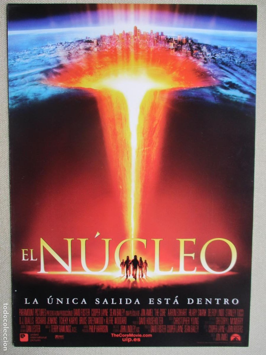 Cine: EL NUCLEO. GUIA ORIGINAL ESTRENO. PEDIDO MINIMO EN GUIAS 10 EUROS.