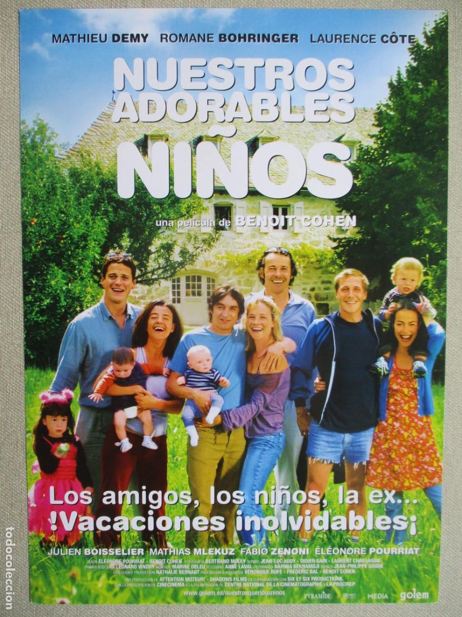 Cine: NUESTROS ADORABLES NI&Ntilde;OS. GUIA ORIGINAL ESTRENO. PEDIDO MINIMO EN GUIAS 10 EUROS.