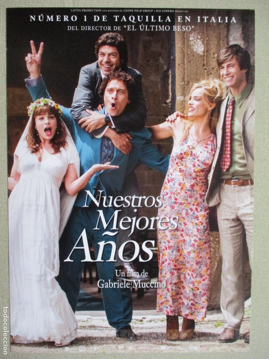 Cine: NUESTROS MEJORES A&Ntilde;OS. GUIA ORIGINAL ESTRENO. PEDIDO MINIMO EN GUIAS 10 EUROS.