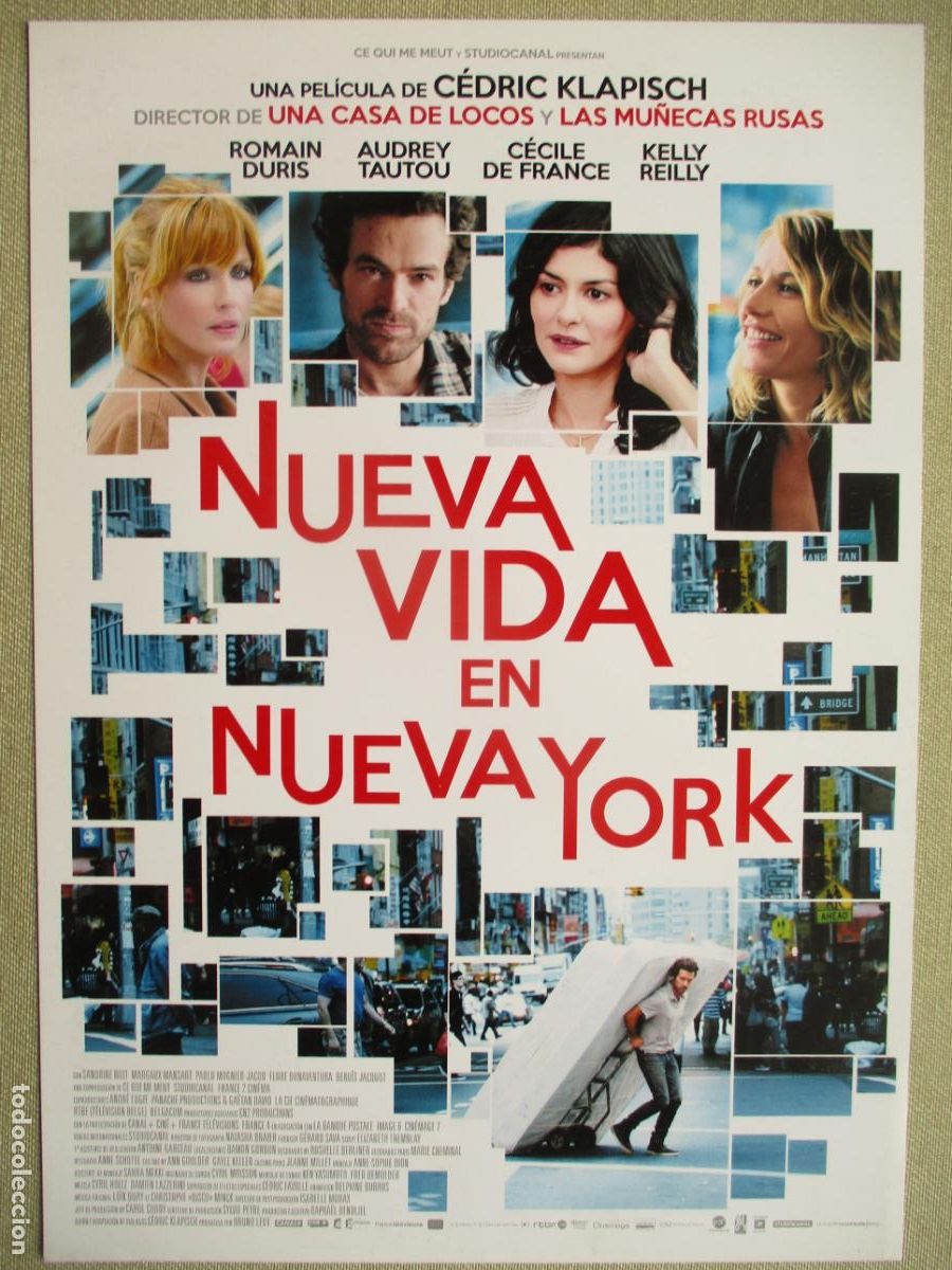Cine: NUEVA VIDA EN NUEVA YORK. GUIA ORIGINAL ESTRENO. PEDIDO MINIMO EN GUIAS 10 EUROS.