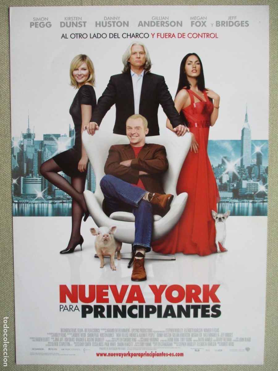 Cine: NUEVA YORK PARA PRINCIPIANTES. GUIA ORIGINAL ESTRENO. PEDIDO MINIMO EN GUIAS 10 EUROS.