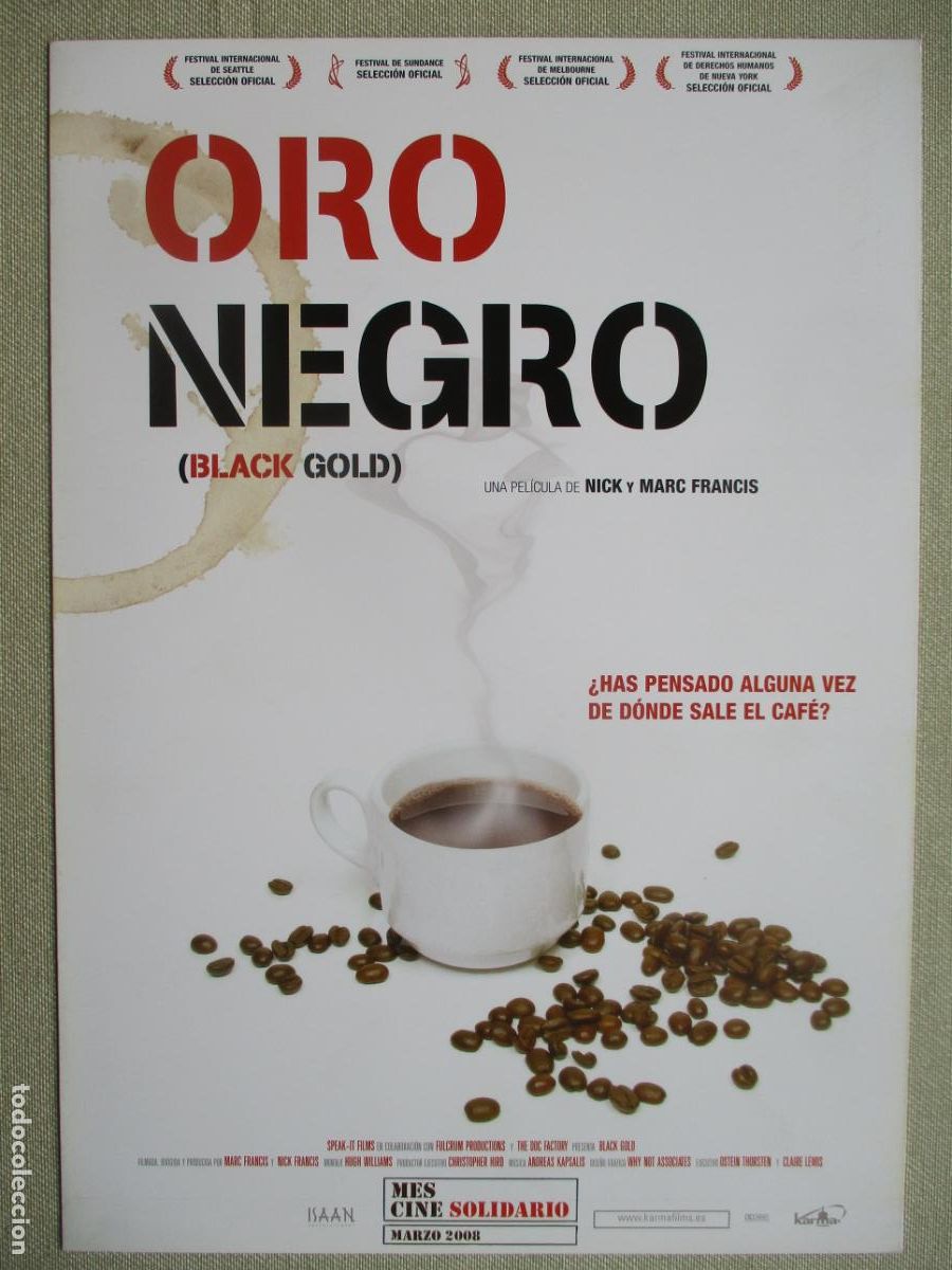 Cinema: ORO NEGRO. GUIA ORIGINAL ESTRENO. PEDIDO MINIMO EN GUIAS 10 EUROS.