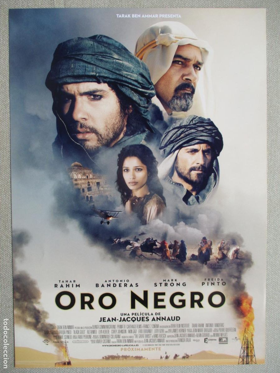 Cinema: ORO NEGRO. GUIA ORIGINAL ESTRENO. PEDIDO MINIMO EN GUIAS 10 EUROS.