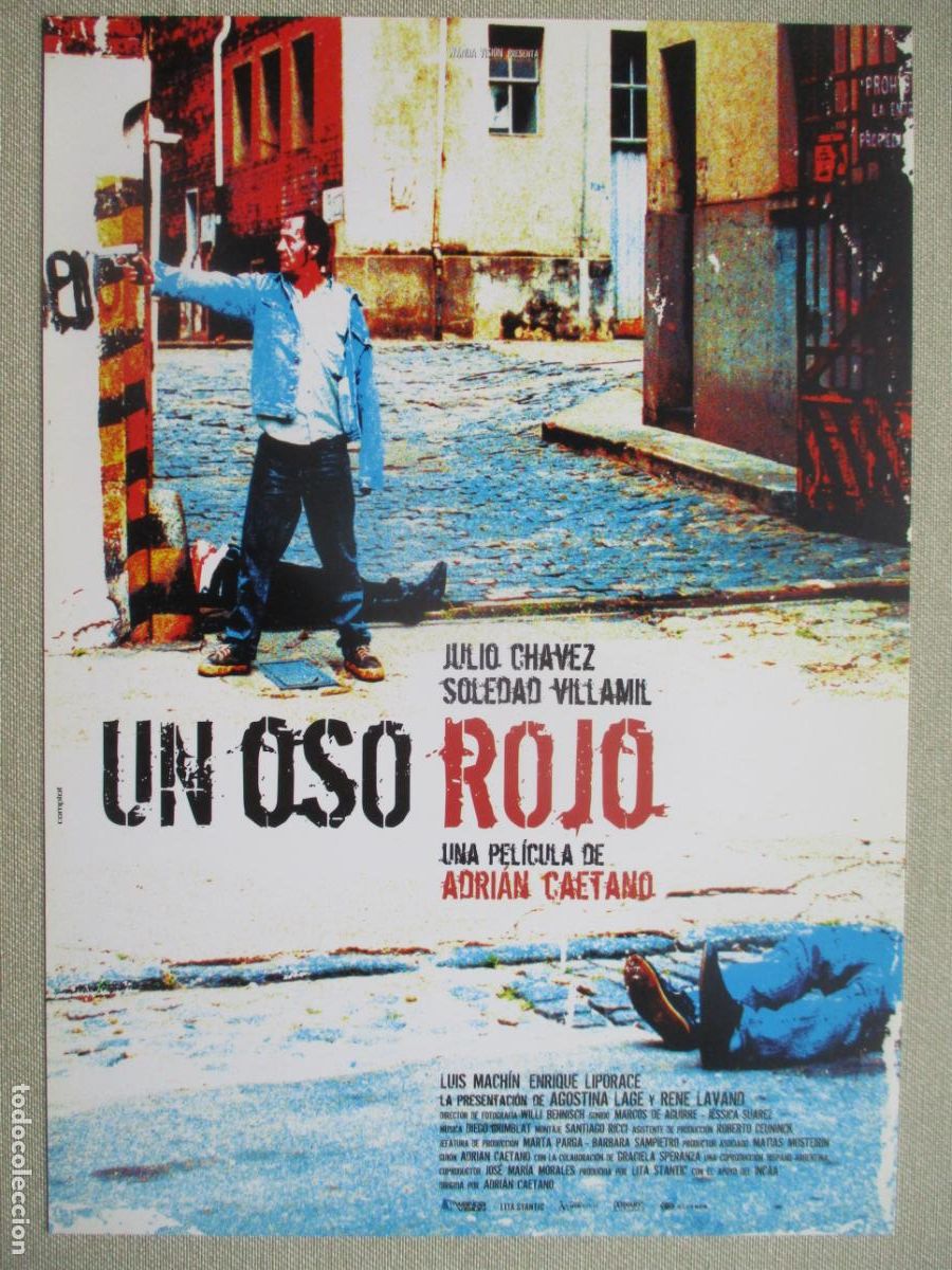 Cinema: UN OSO ROJO. GUIA ORIGINAL ESTRENO. PEDIDO MINIMO EN GUIAS 10 EUROS.