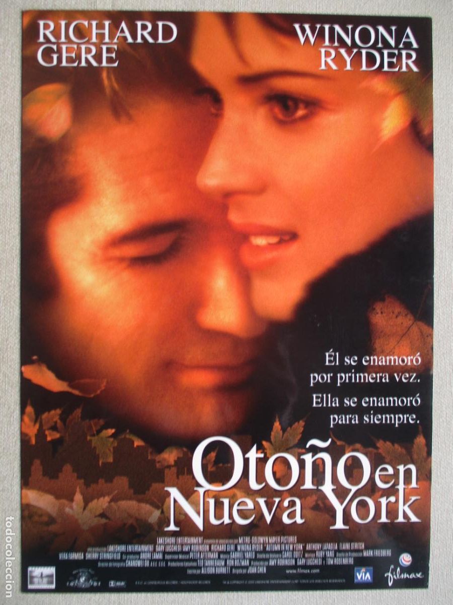 Cinema: OTO&Ntilde;O EN NUEVA YORK. GUIA ORIGINAL ESTRENO. PEDIDO MINIMO EN GUIAS 10 EUROS.