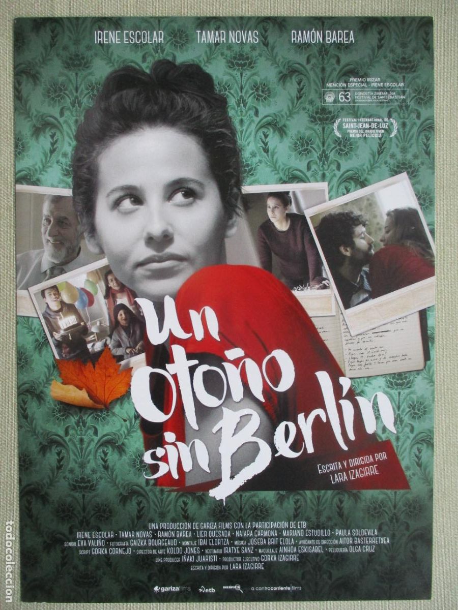 Cinema: UN OTO&Ntilde;O SIN BERLIN. GUIA ORIGINAL ESTRENO. PEDIDO MINIMO EN GUIAS 10 EUROS.