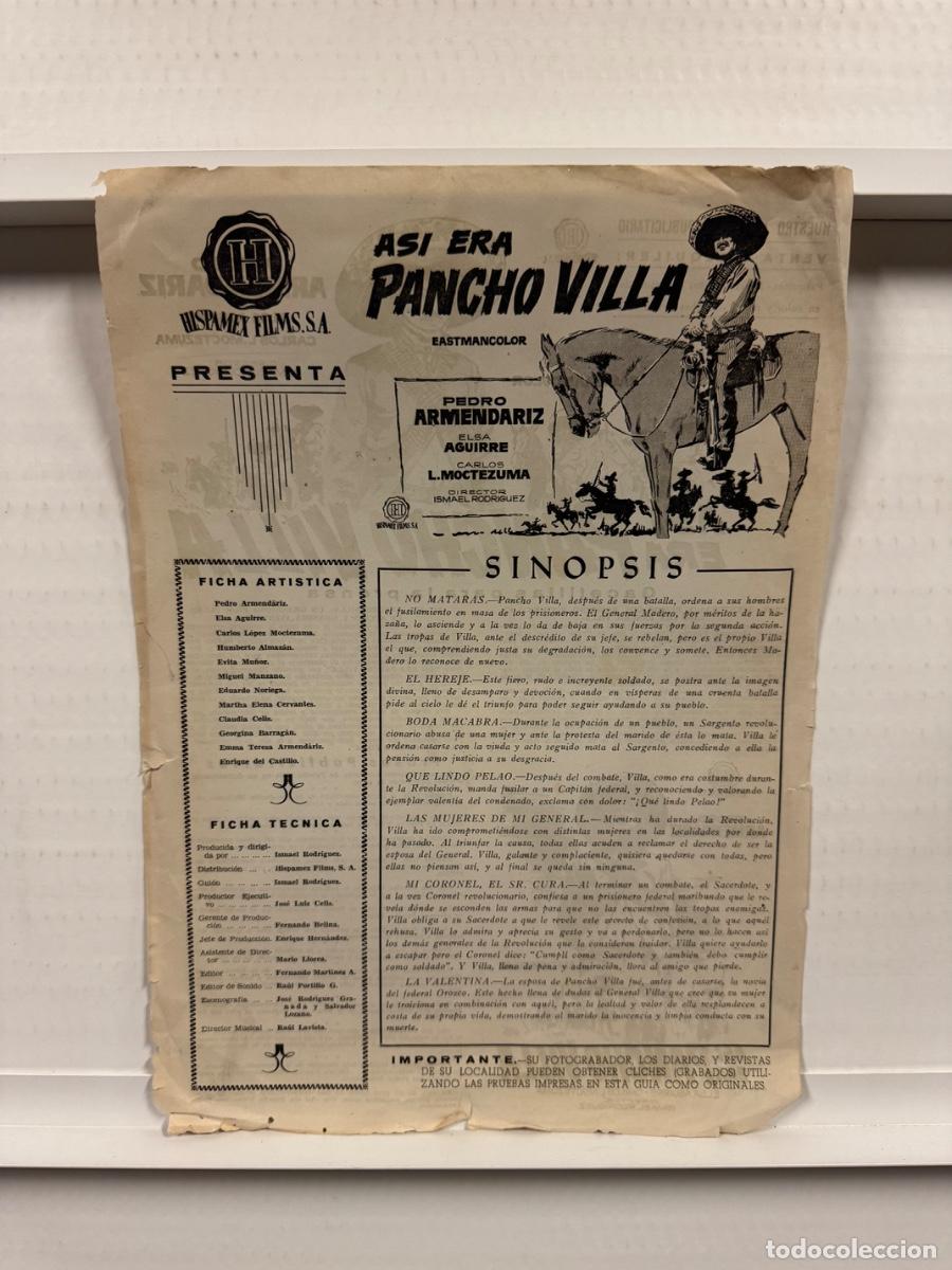 Cin&eacute;ma: Guia de cine Hispamex asi era Pancho Villa