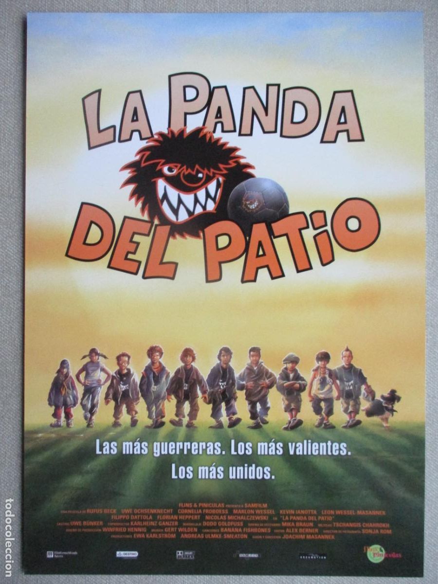 Cin&eacute;ma: LA PANDA DEL PATIO. GUIA ORIGINAL ESTRENO. PEDIDO MINIMO EN GUIAS 10 EUROS.