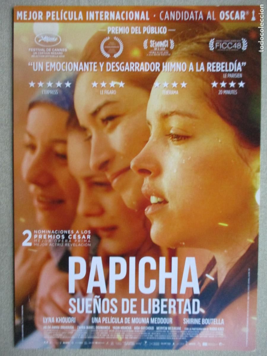 Cin&eacute;ma: PAPICHA SUE&Ntilde;OS DE LIBERTAD. GUIA ORIGINAL ESTRENO. PEDIDO MINIMO EN GUIAS 10 EUROS.
