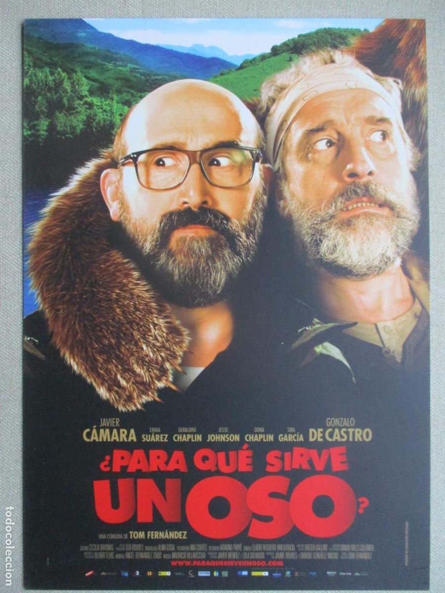 Cin&eacute;ma: &iquest;PARA QUE SIRVE UN OSO?. GUIA ORIGINAL ESTRENO. PEDIDO MINIMO EN GUIAS 10 EUROS.