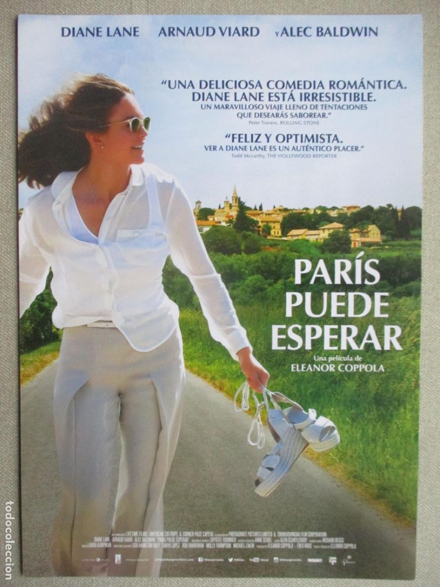 Cinema: PARIS PUEDE ESPERAR. GUIA ORIGINAL ESTRENO. PEDIDO MINIMO EN GUIAS 10 EUROS.