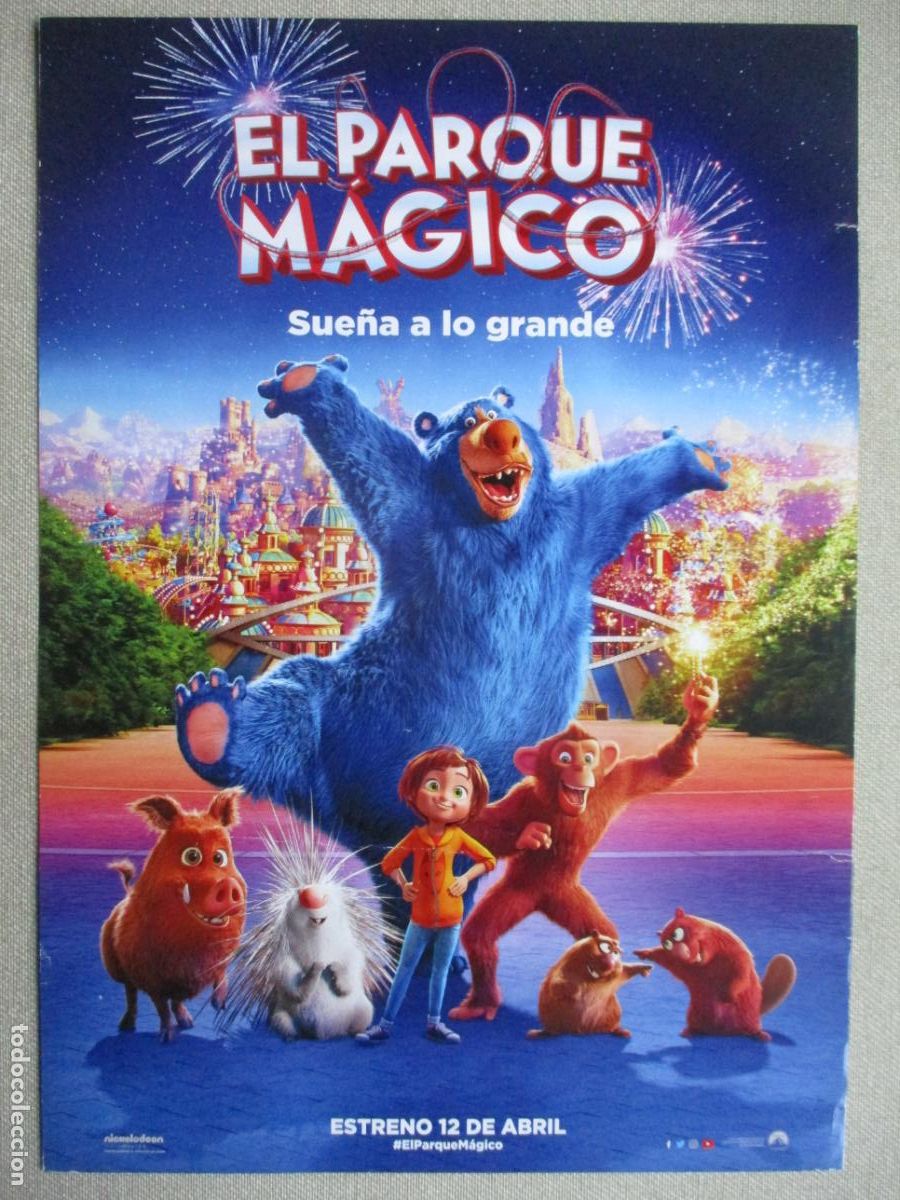 Cinema: EL PARQUE MAGICO. GUIA ORIGINAL ESTRENO. PEDIDO MINIMO EN GUIAS 10 EUROS.