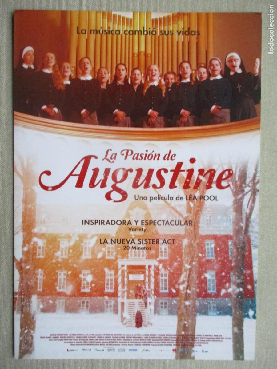 Cinema: LA PASION DE AUGUSTINE. GUIA ORIGINAL ESTRENO. PEDIDO MINIMO EN GUIAS 10 EUROS.