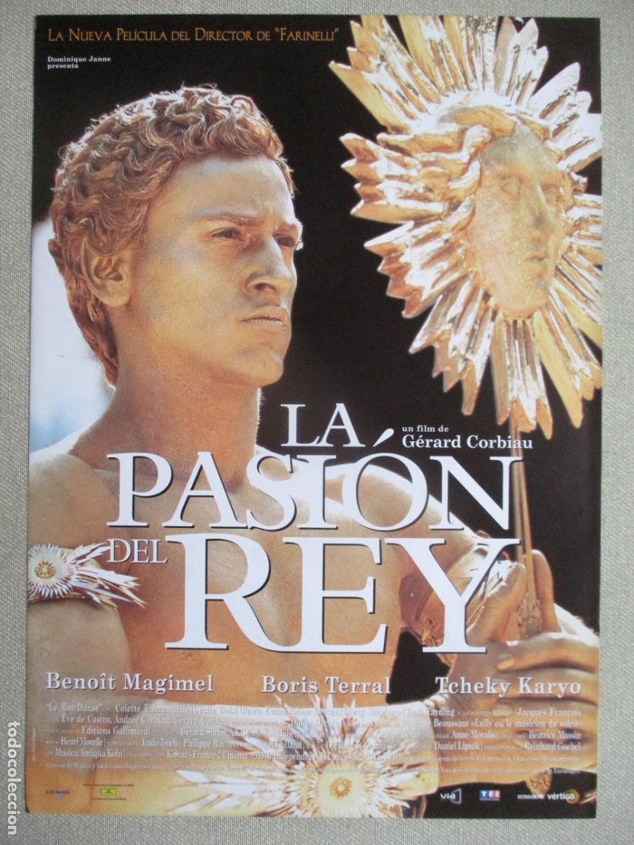Cinema: LA PASION DEL REY. GUIA ORIGINAL ESTRENO. PEDIDO MINIMO EN GUIAS 10 EUROS.