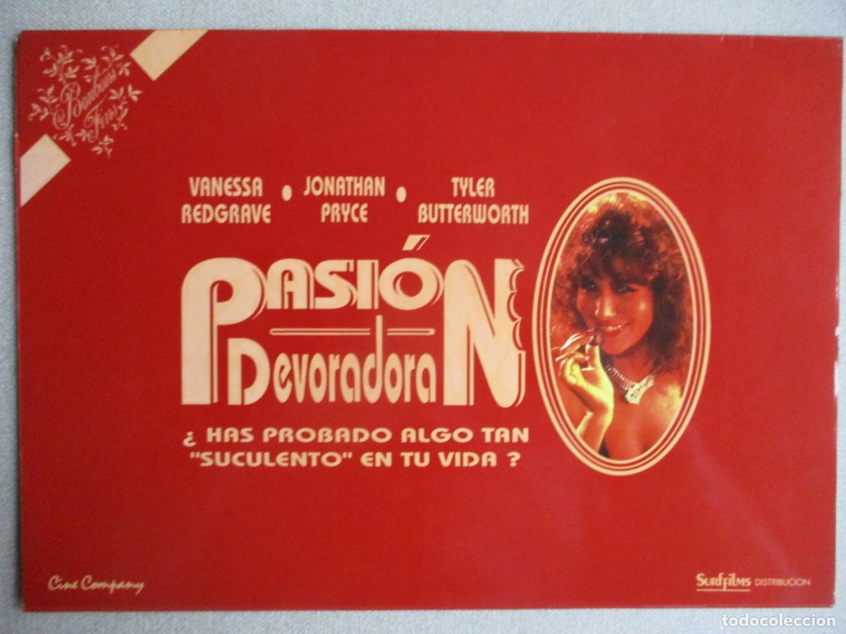 Cinema: PASION DEVORADORA. GUIA ORIGINAL ESTRENO. PEDIDO MINIMO EN GUIAS 10 EUROS.