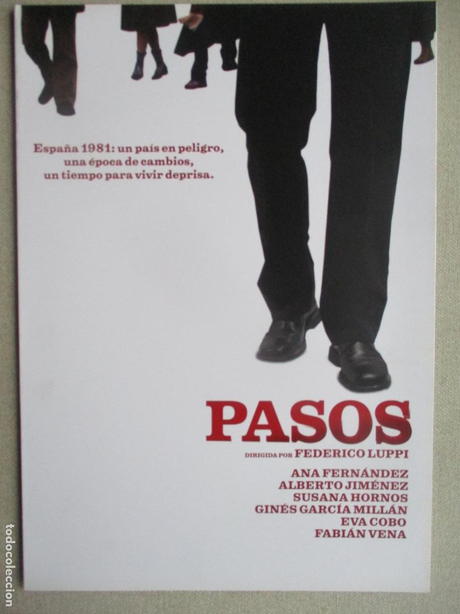 Cinema: PASOS. GUIA ORIGINAL ESTRENO. PEDIDO MINIMO EN GUIAS 10 EUROS.