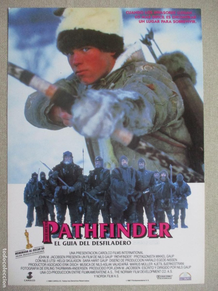 Cin&eacute;ma: PATHFINDER EL GUIA DEL DESFILADERO. GUIA ORIGINAL ESTRENO. PEDIDO MINIMO EN GUIAS 10 EUROS.