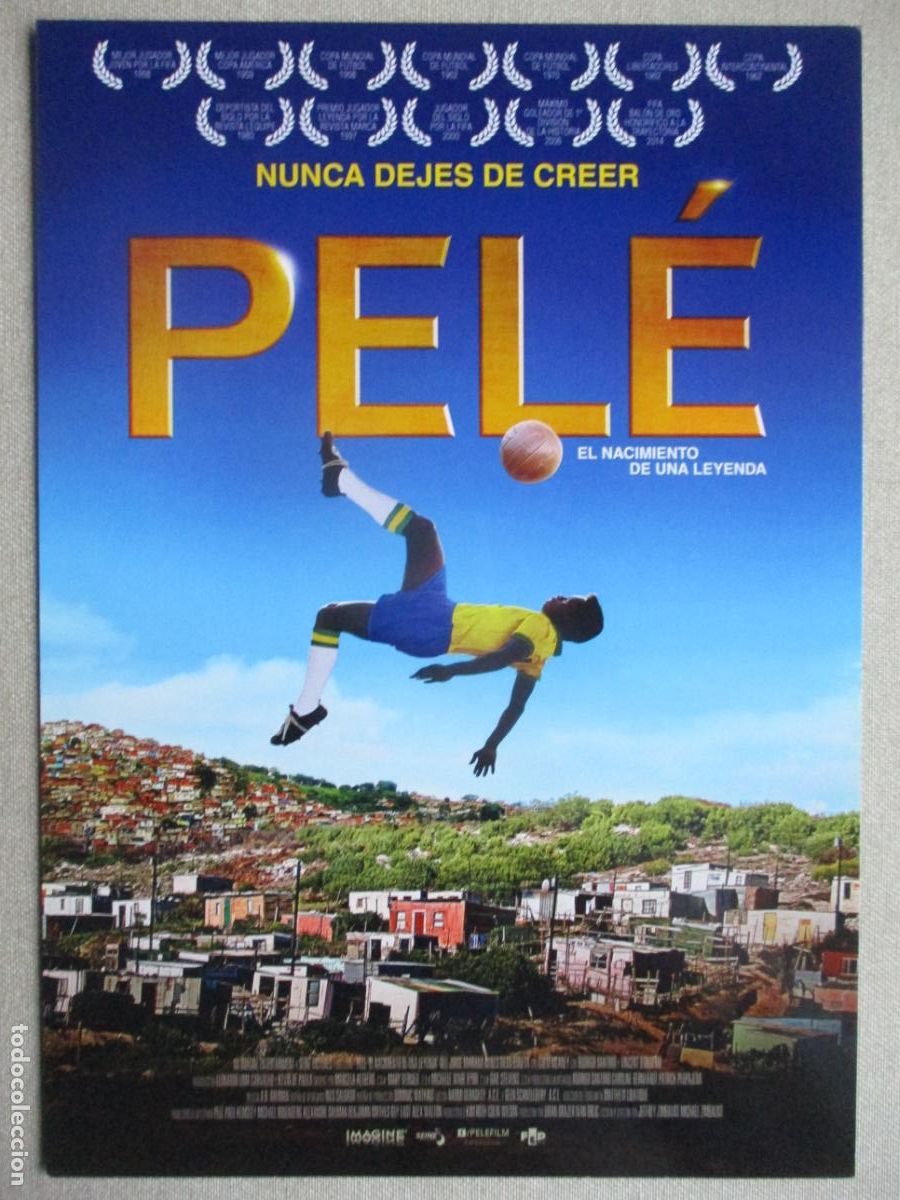 Cin&eacute;ma: PELE EL NACIMIENTO DE UNA LEYENDA. GUIA ORIGINAL ESTRENO. PEDIDO MINIMO EN GUIAS 10 EUROS.