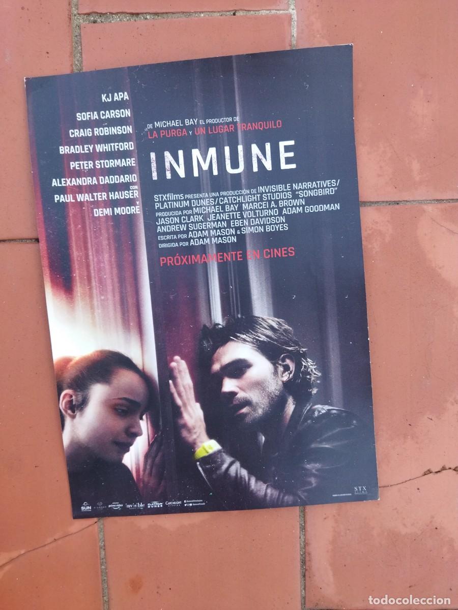 Cinema: guia de cine INMUNE adan moson SIN USAR