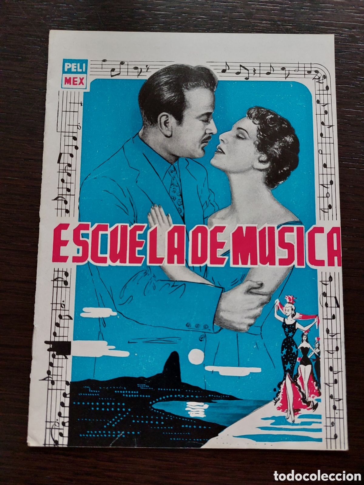Cinema: Guia original librillo estreno Escuela de Musica. Pedro Infante, Libertad Lamarque. Peli Mex