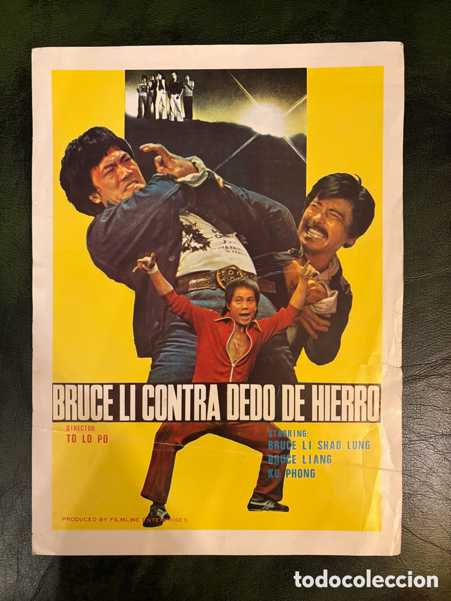 Cinema: Gu&iacute;a de la pel&iacute;cula Bruce Li contra dedo de hierro (Da jiao tou yu sao niang zi, Iron Finger)
