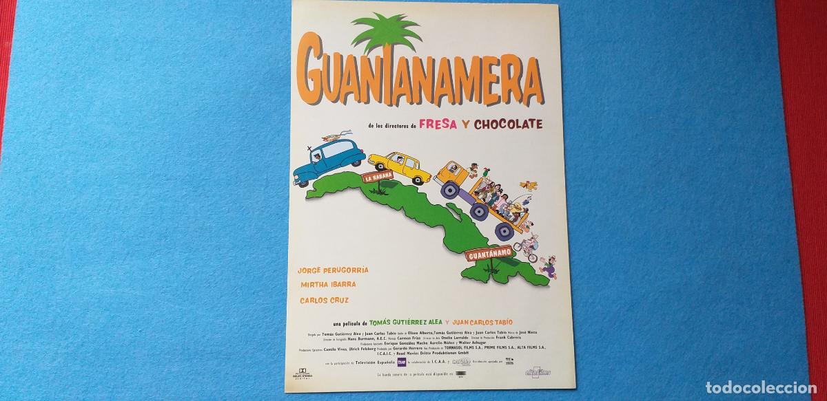 Kino: GUIA SIMPLE: GUANTANAMERA. PELICULA cuba. TOMAS GUTIERREZ ALEA, JUAN CARLOS TABIO, JORGE PERUGORRIA