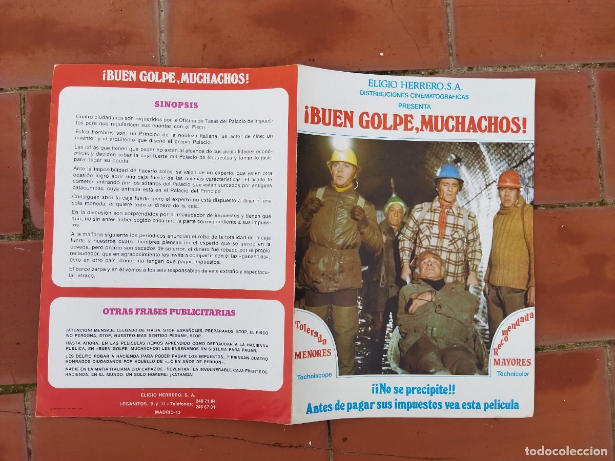 Cine: guia de cine doble BUEN GOLPE MUCHACHOS michele lupo ugo tognazzi philippe leroy SIN USAR
