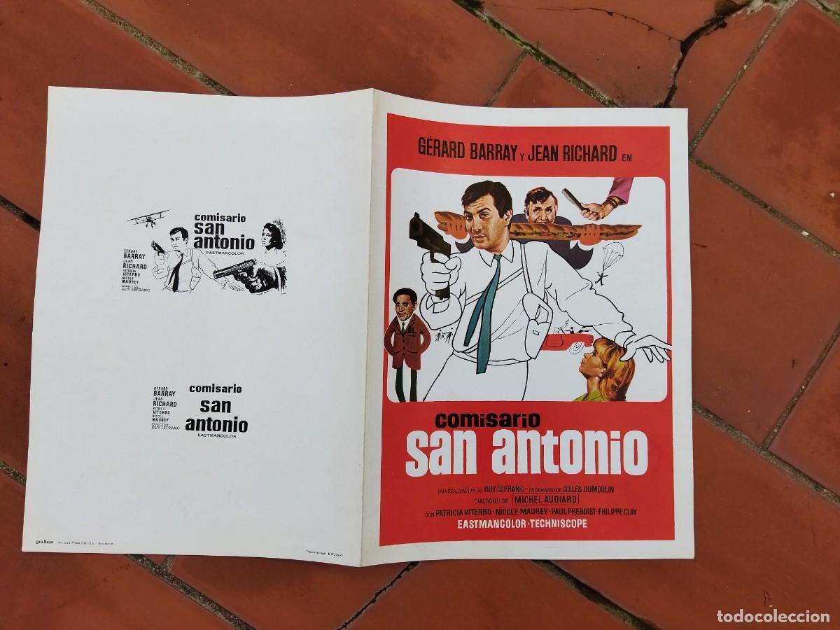Cin&eacute;ma: guia de cine doble COMISARIO SAN ANTONIO guy lefranc gerard barray jean richard SIN USAR