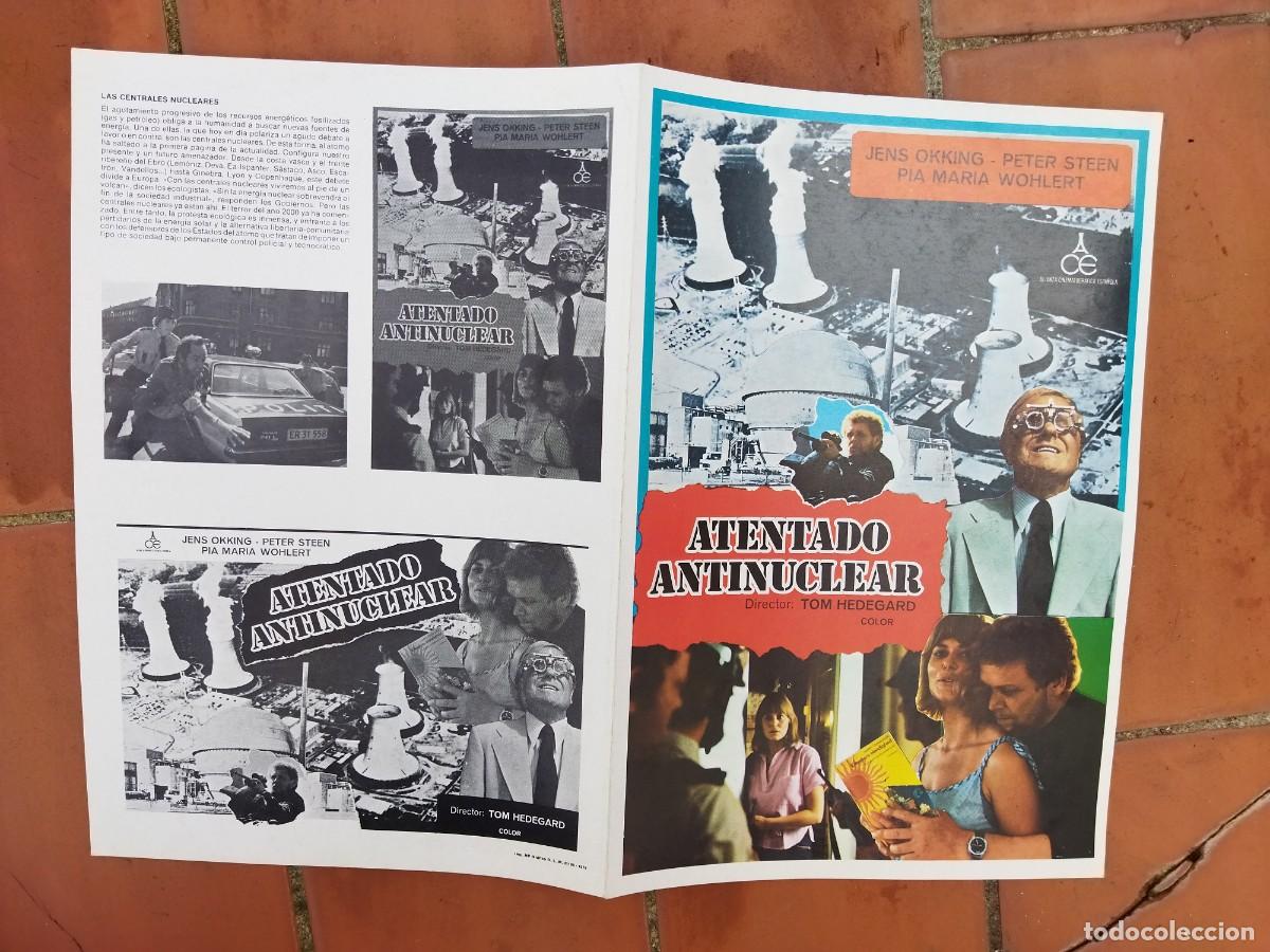 Cin&eacute;ma: guia de cine doble ATENTADO ANTINUCLEAR tom hedegard jens okking peter sten SIN USAR