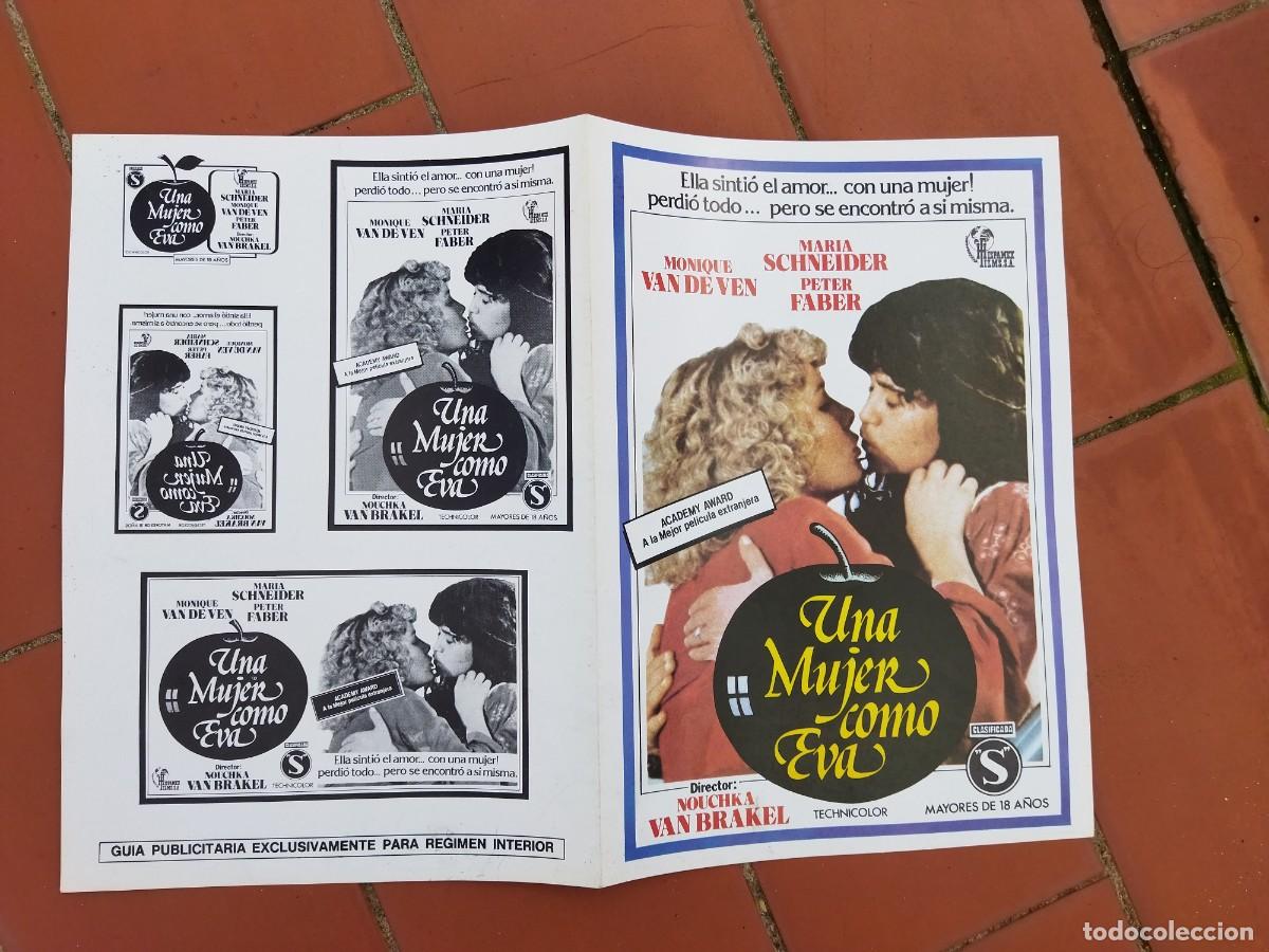 Cine: guia de cine doble UNA MUJER COMO EVA nouchka van brakel monique van de ven SIN USAR