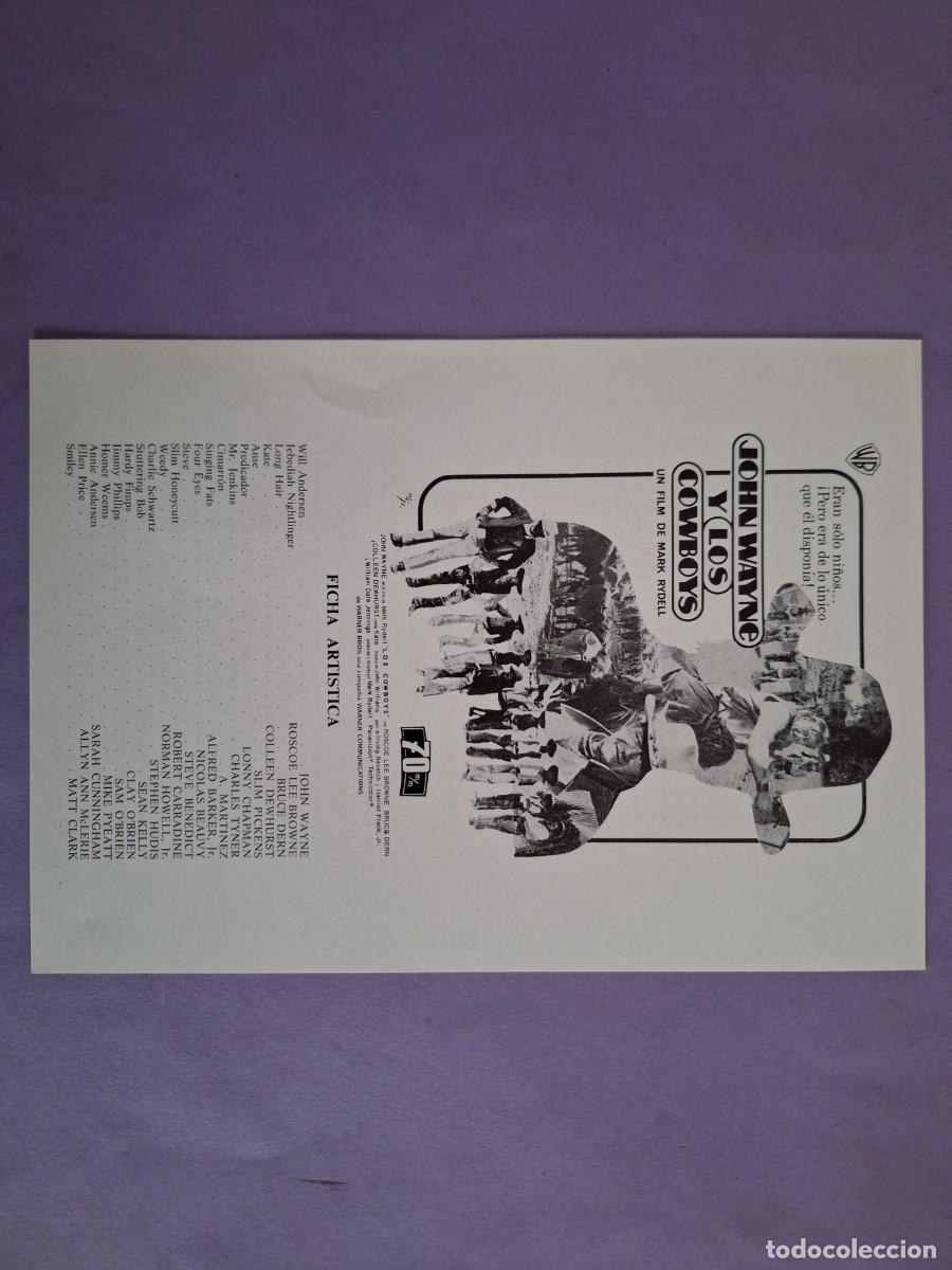 Cinema: GUIA CINE PELICULAJOHN WAYNE Y LOS COWBOYS G 308