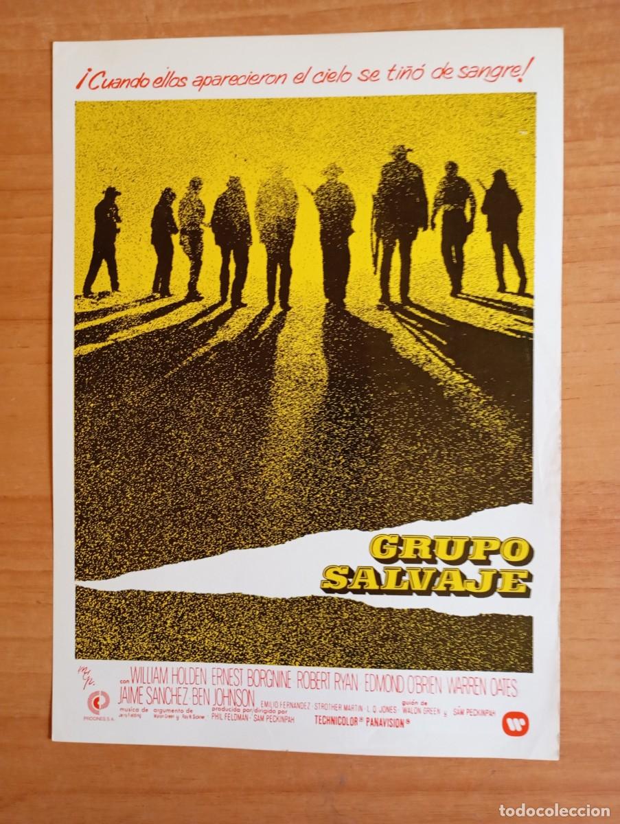 Cinema: G31-GUIA DE LA PELICULA -- GRUPO SALVAJE