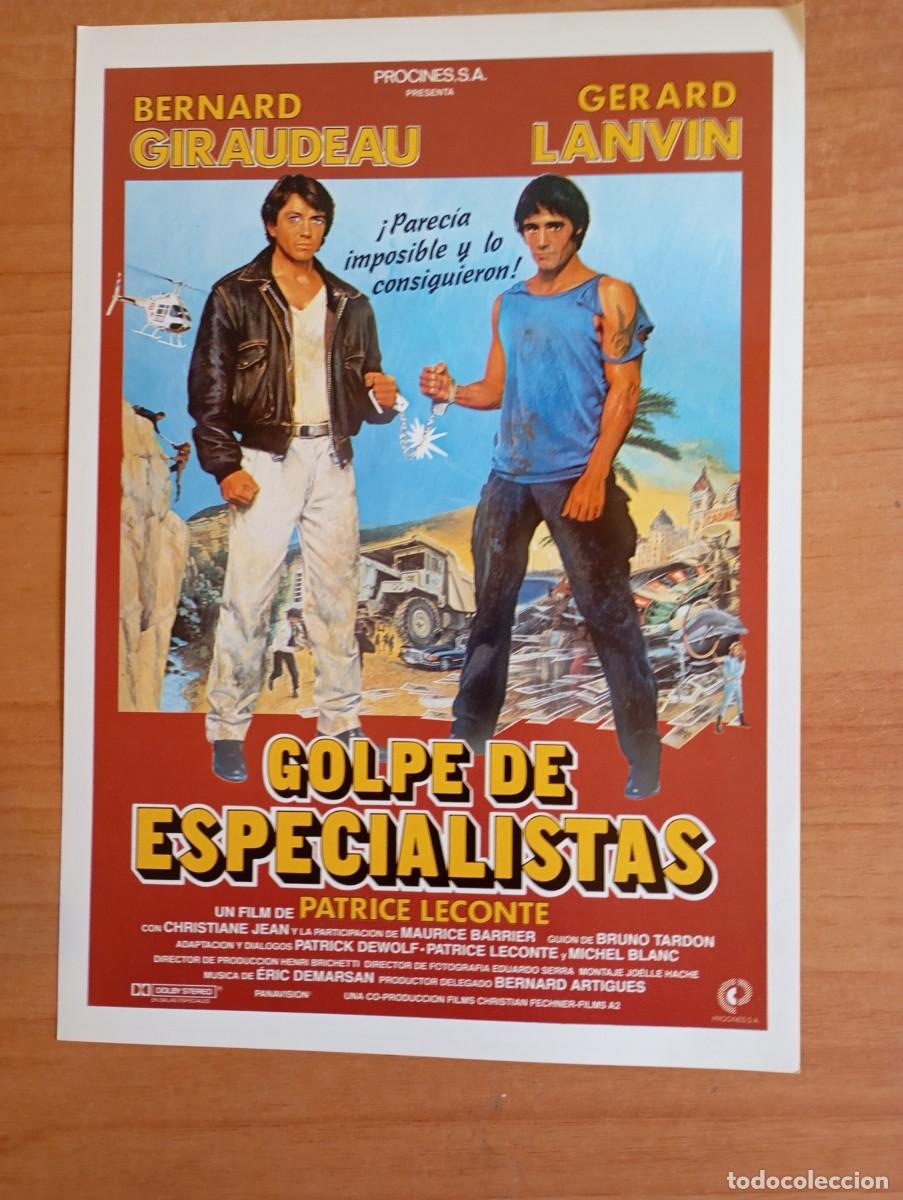 Cinema: G31-GUIA DE LA PELICULA -- GOLPE DE ESPECIALISTAS