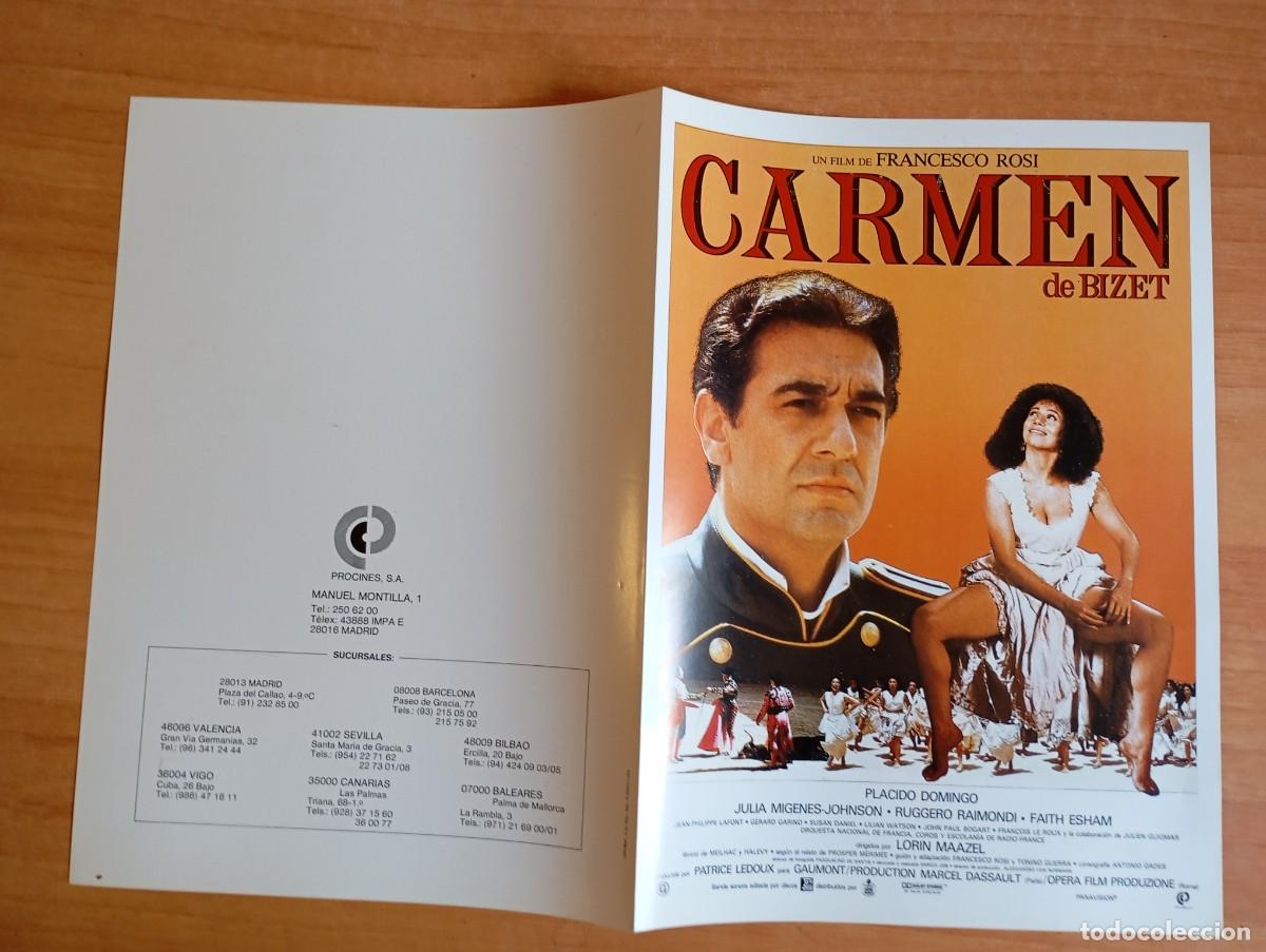 Cinema: G31-GUIA DE LA PELICULA -- CARMEN de BIZET