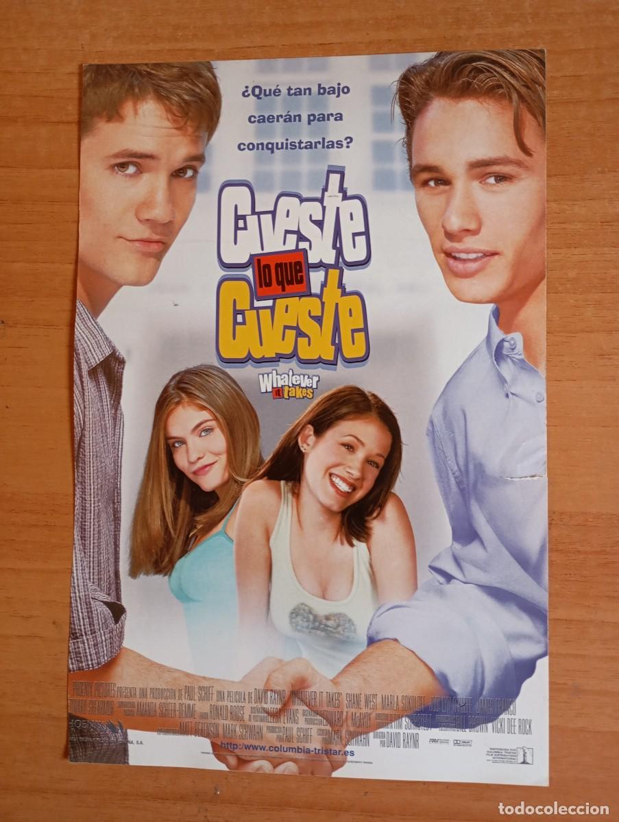 Cinema: G31-GUIA DE LA PELICULA -- CUESTE LO QUE CUESTE