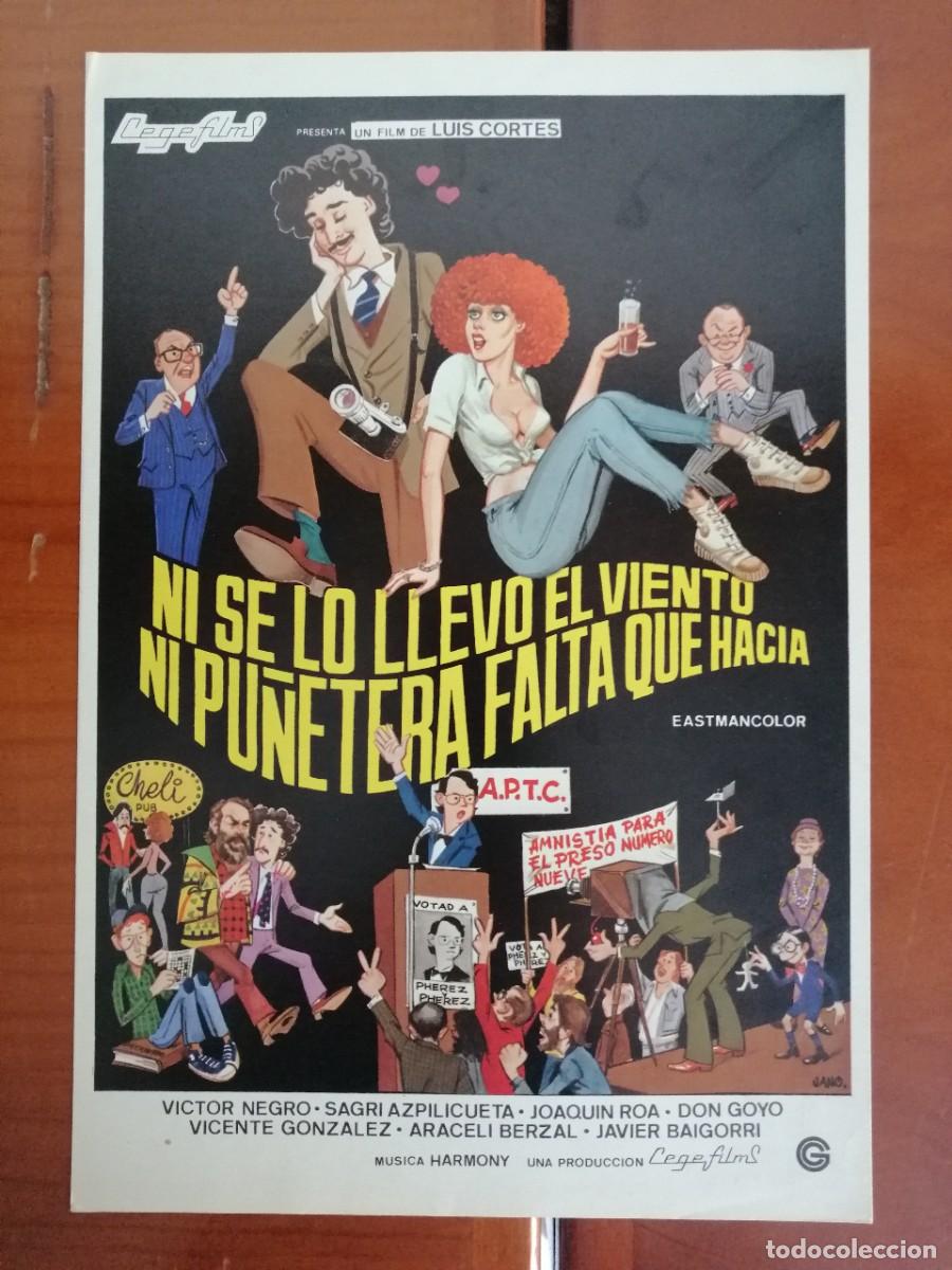 Cine: G8475 NI SE LO LLEVO EL VIENTO, NI PU&Ntilde;ETERA FALTA QUE HACIA-SENCILLO