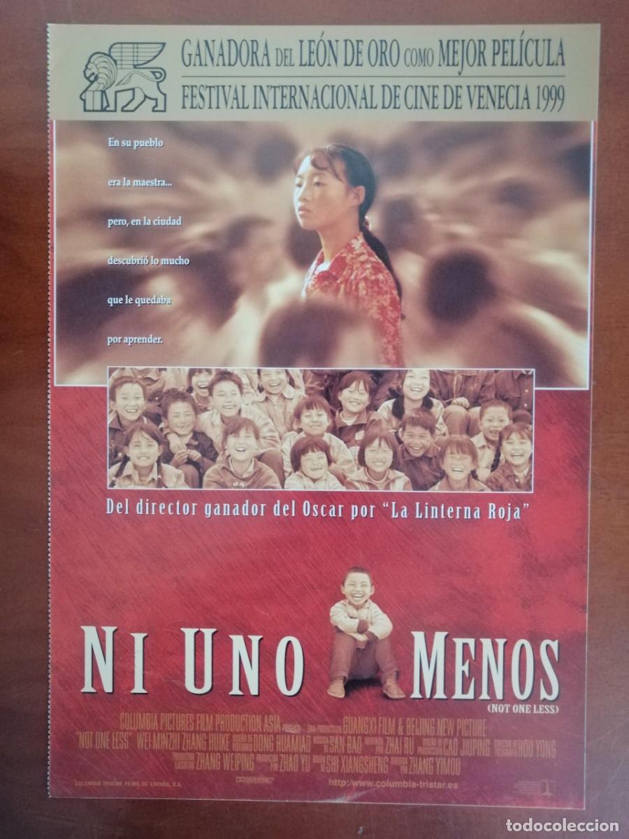 Cinema: G8480 NI UNO MENOS (NOT ONE LESS)-SENCILLO