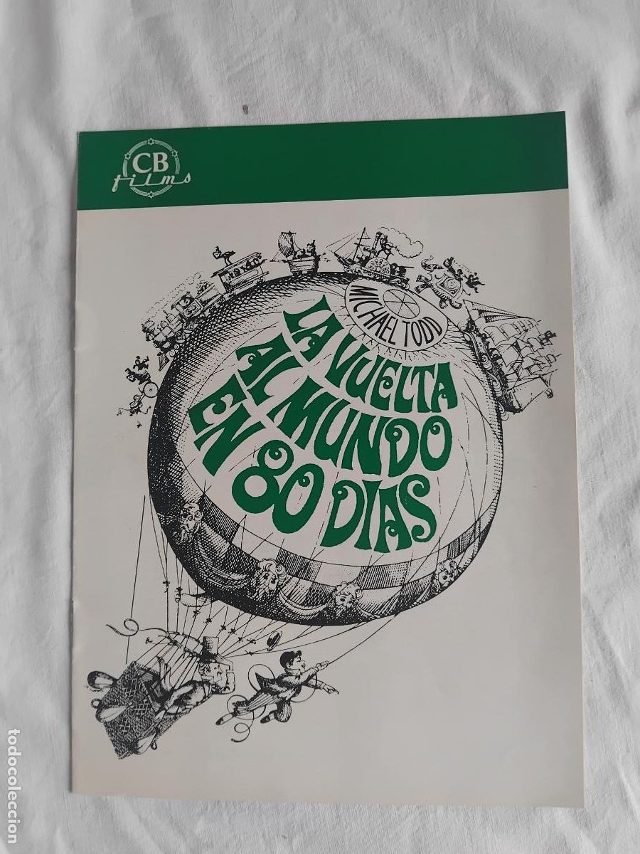 Kino: LA VUELTA AL MUNDO EN 80 DIAS. GUIA PUBLICITARIA DE LA PELICULA.