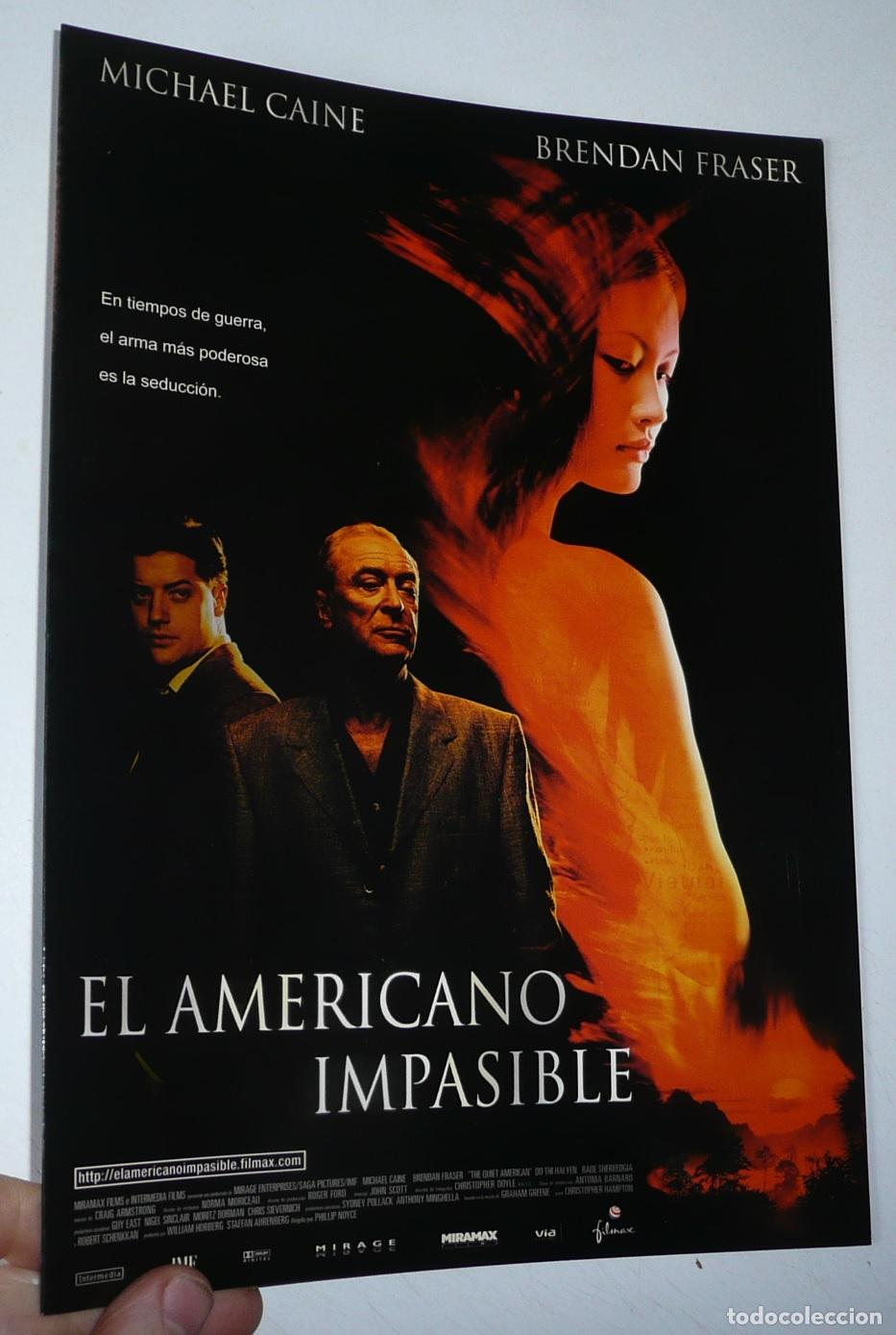 Cinema: El americano impasible (Phillip Noyce, 2002) Gu&iacute;a de cine. Michael Caine, Brendan Fraser