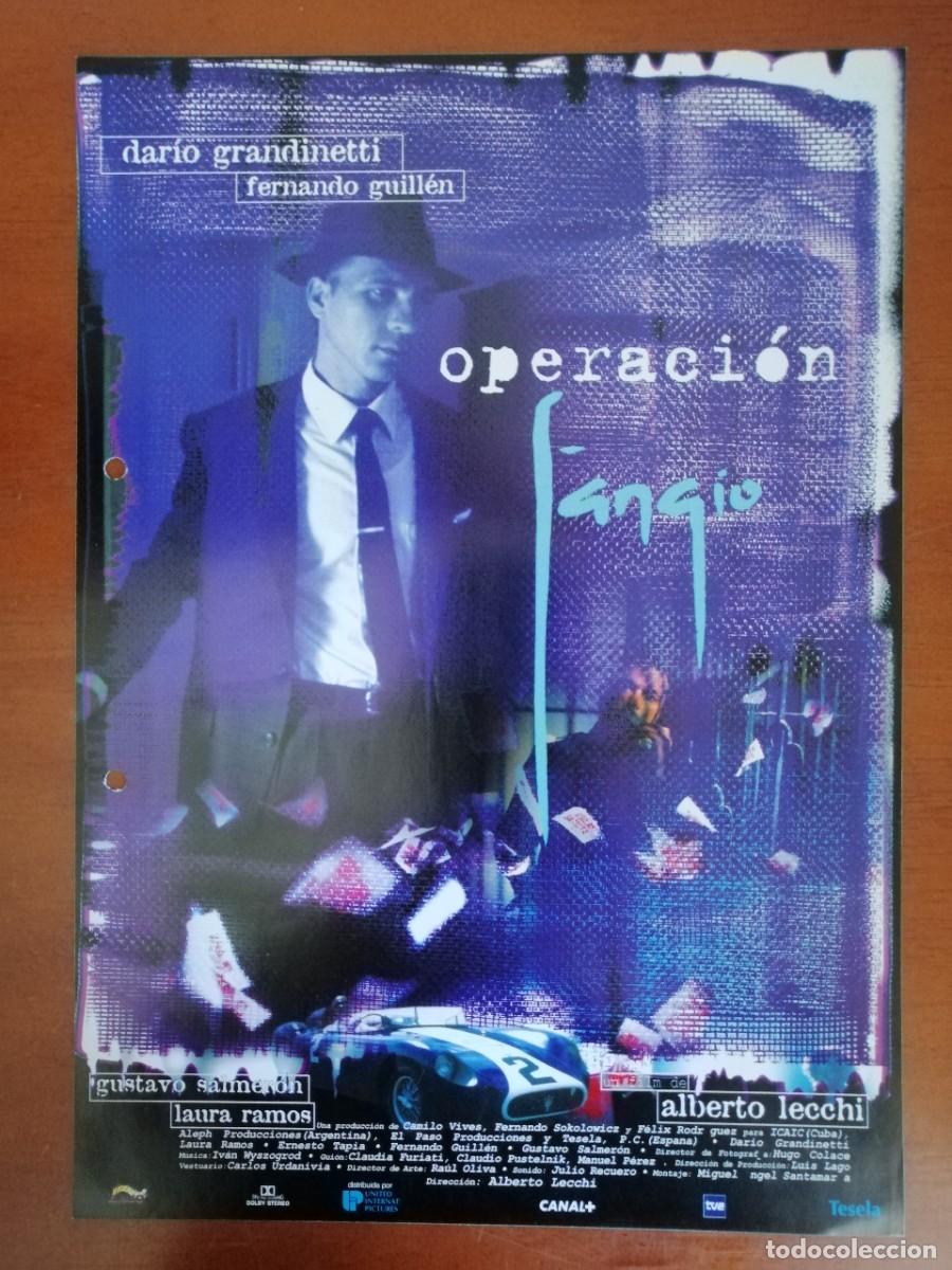 Cine: G8704 OPERACION FANGIO-SENCILLO