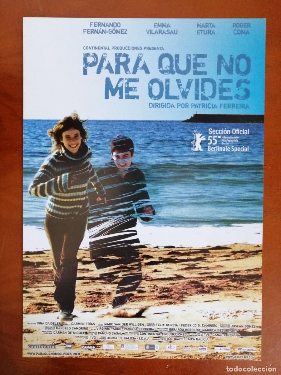 Cine: G8828 PARA QUE NO ME OLVIDES-SENCILLO