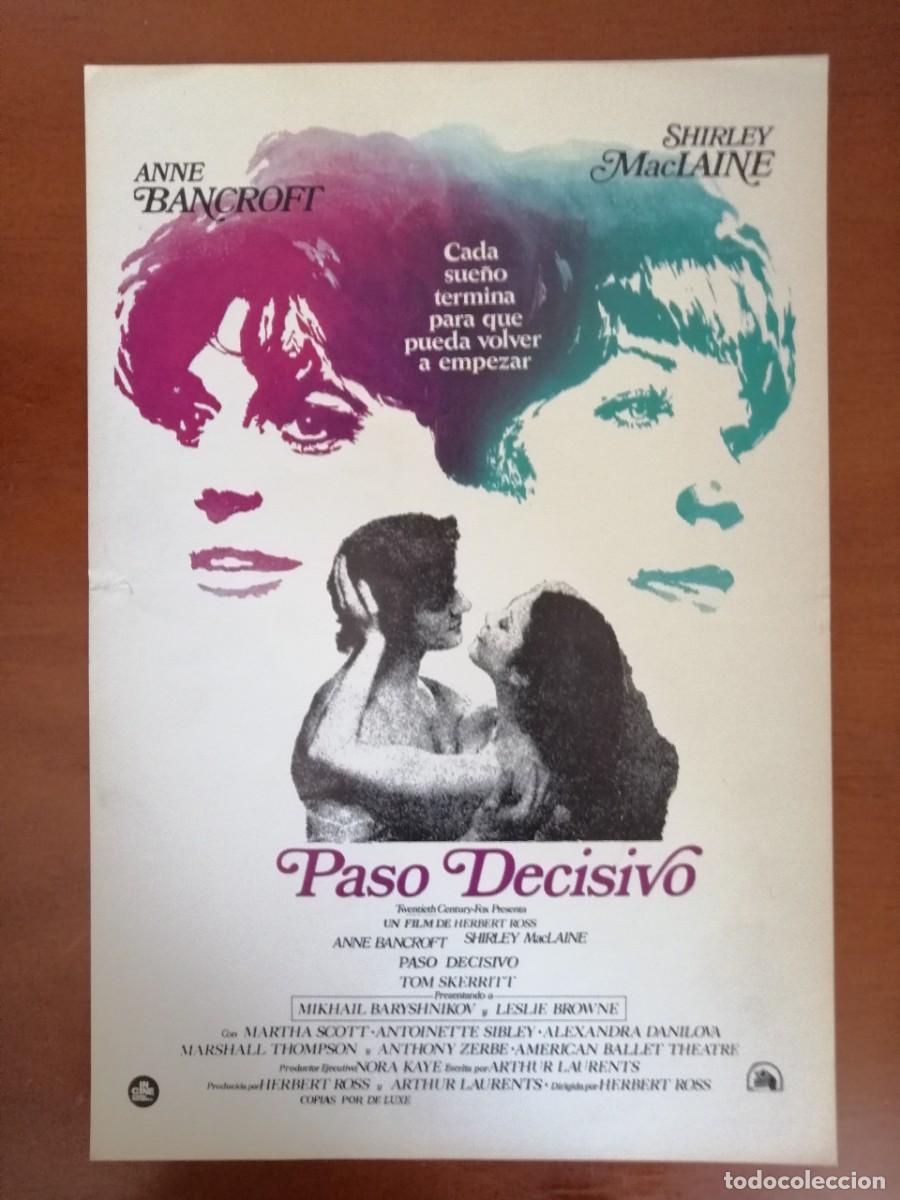 Cine: G8867 PASO DECISIVO-SENCILLO