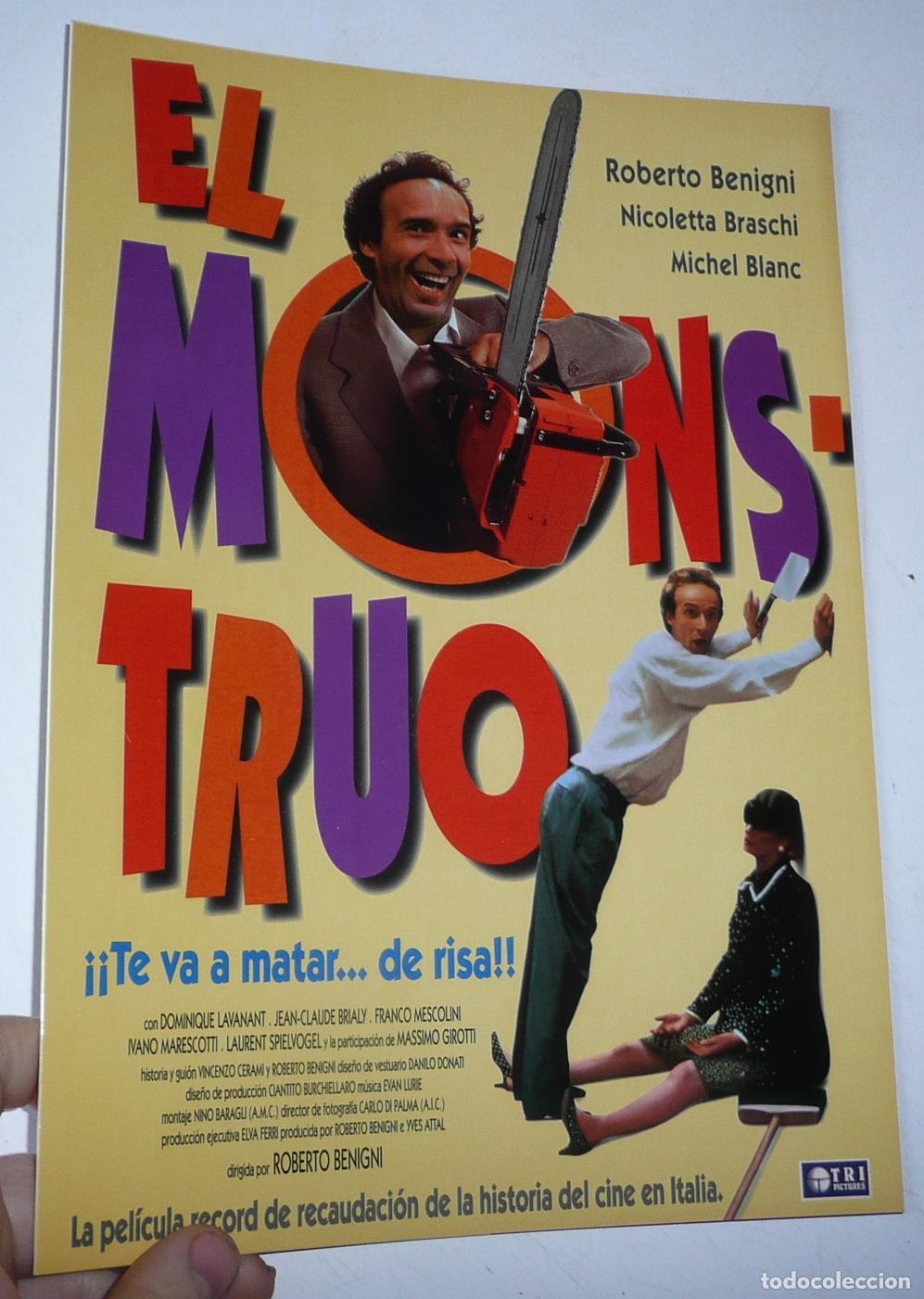 Cinema: El monstruo (Roberto Benigni, 1994) Nicoletta Braschi, Michel Blanc, Dominique Lavanant