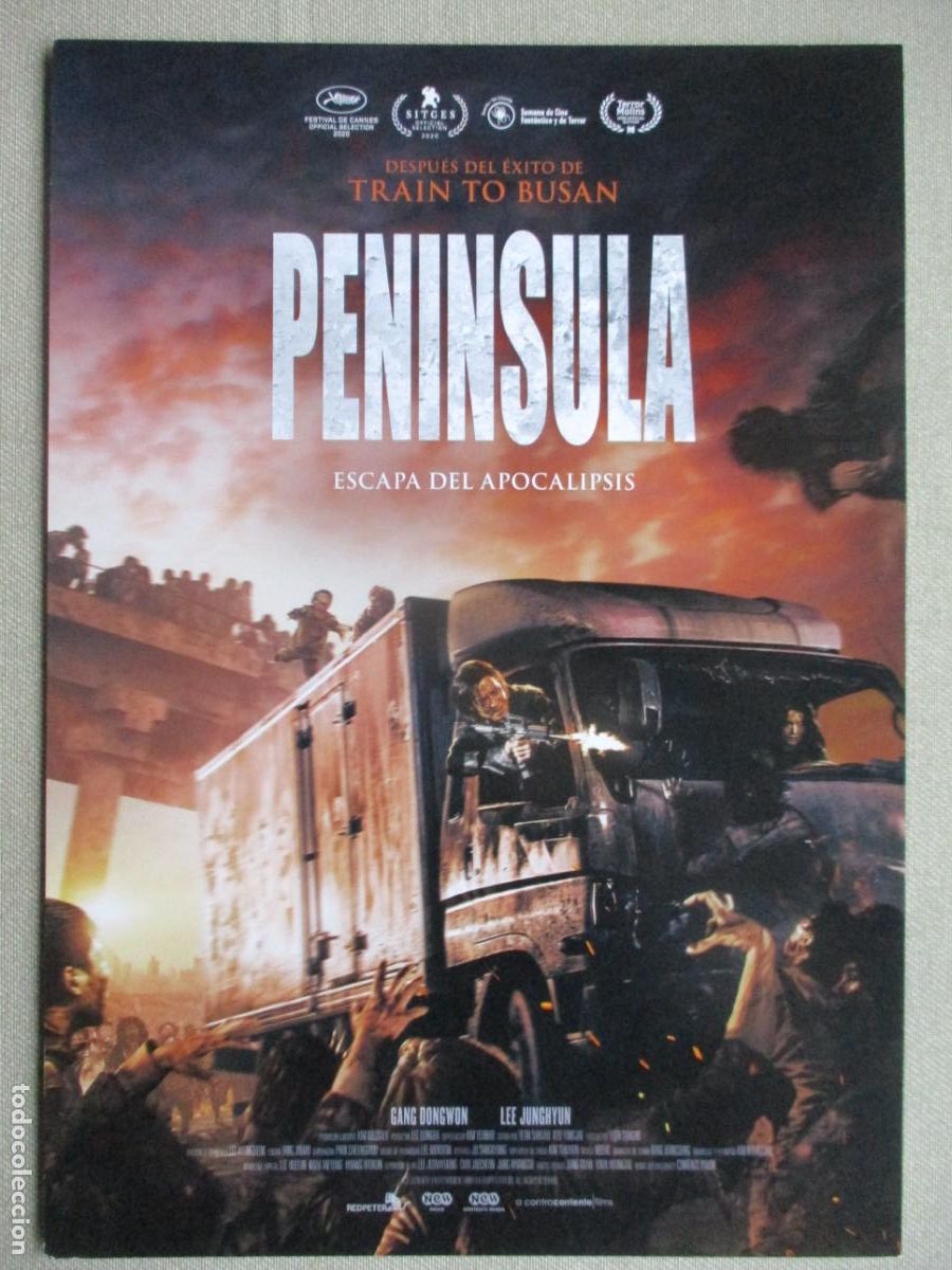 Cinema: PENINSULA. GUIA ORIGINAL ESTRENO. PEDIDO MINIMO EN GUIAS 10 EUROS.