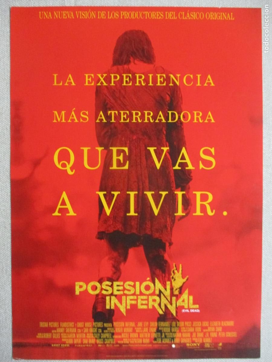 Kino: POSESION INFERNAL. GUIA ORIGINAL ESTRENO. PEDIDO MINIMO EN GUIAS 10 EUROS.