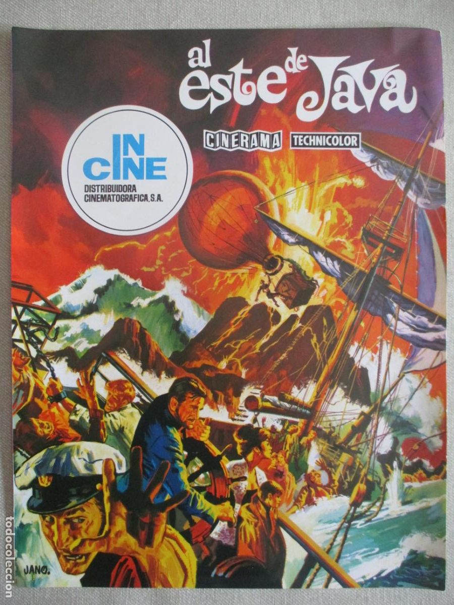 Cine: AL ESTE DE JAVA. GUIA ORIGINAL ESTRENO. PEDIDO MINIMO EN GUIAS 10 EUROS.