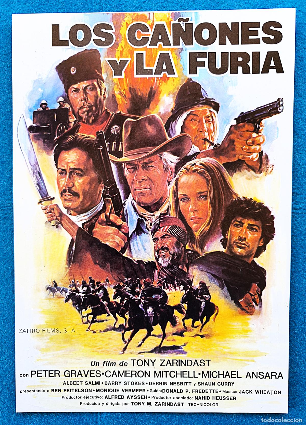 Cinema: RW GUIA PUBLICITARIA CINE LOS CA&Ntilde;ONES Y LA FURIA PETER GRAVES CAMERON MITCHELL G357