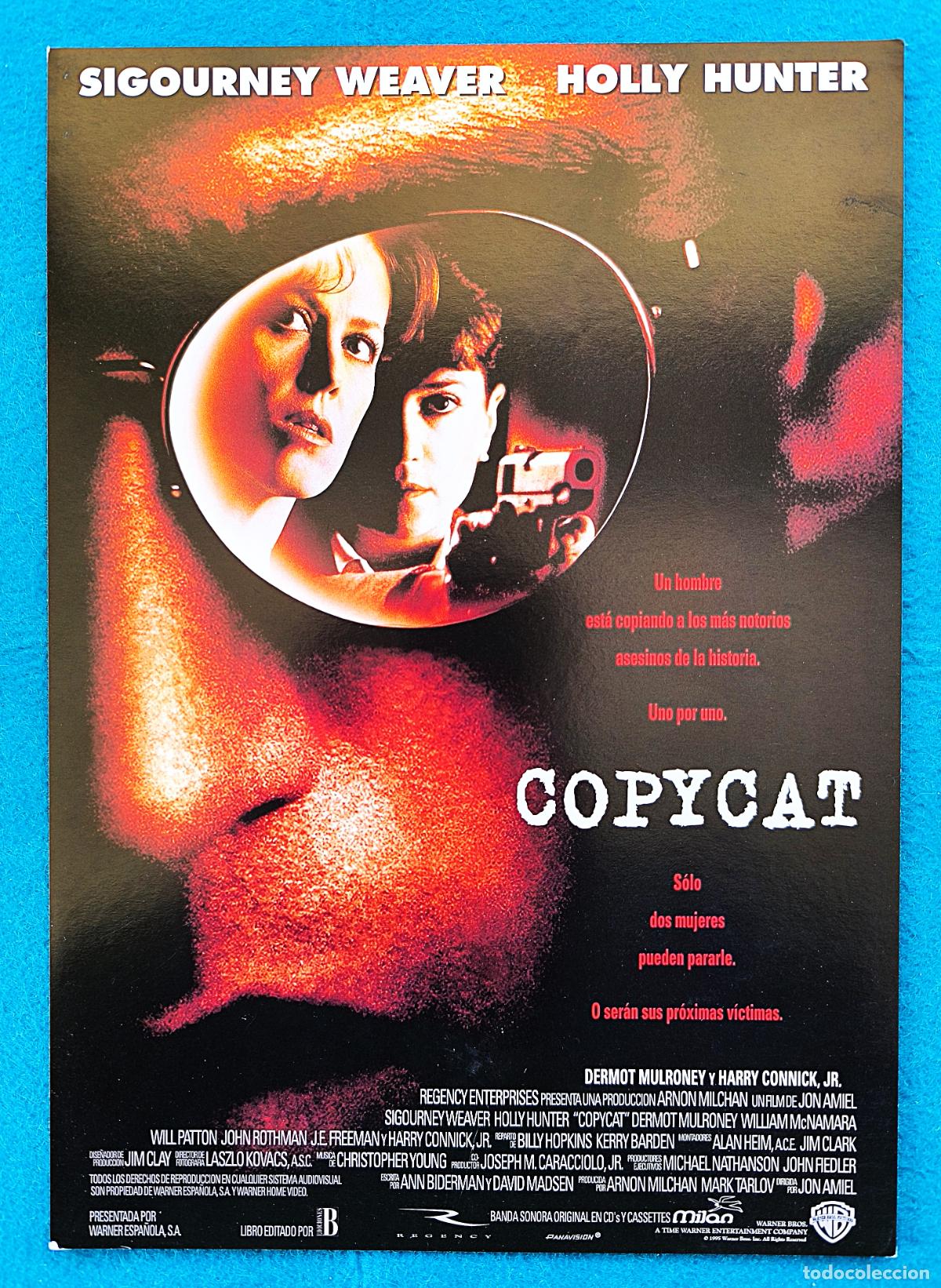 Cinema: RW GUIA PUBLICITARIA CINE COPYCAT SIGOURNEY WEAVER HOLLY HUNTER WARNER BROS G358