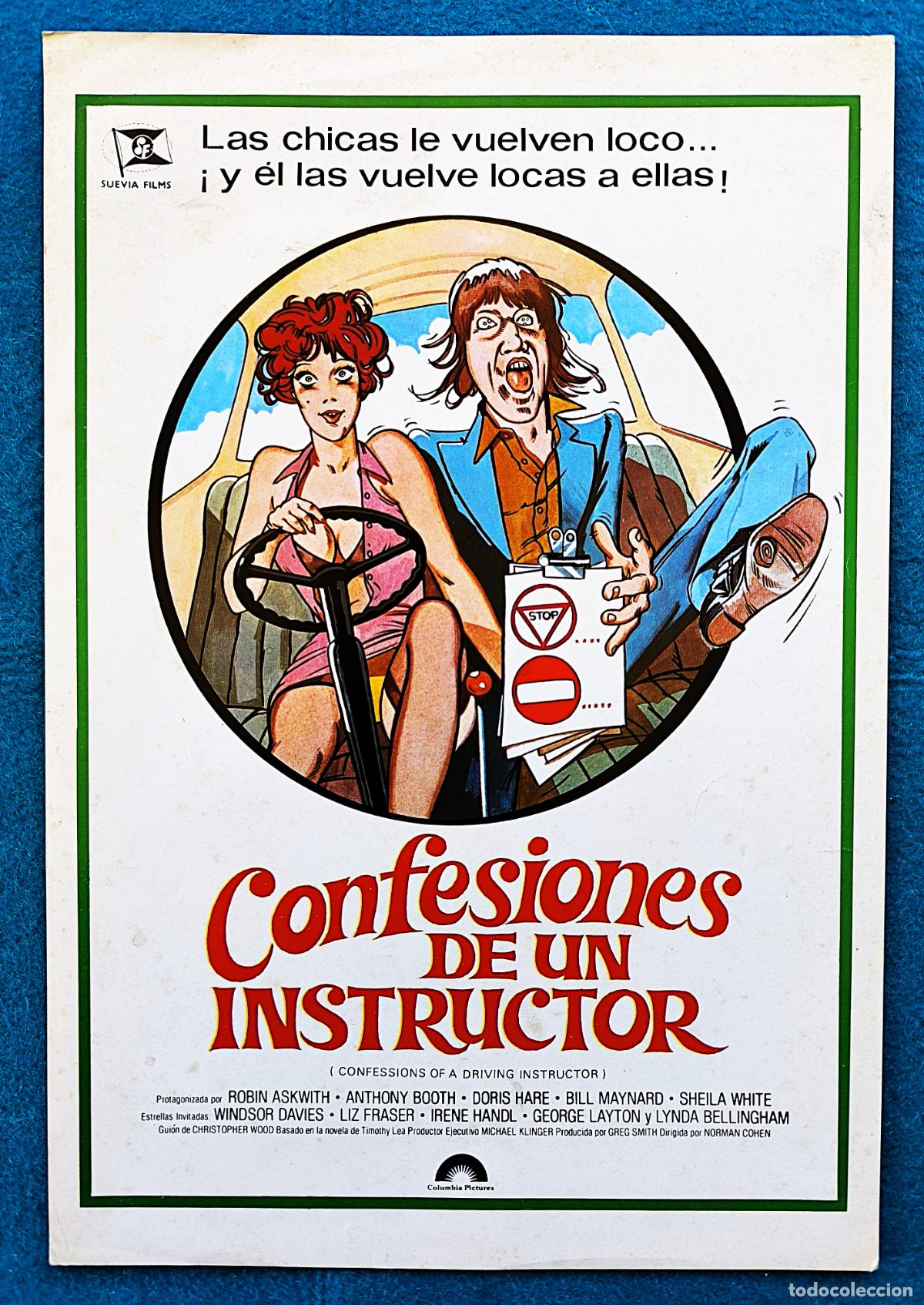Cinema: RW GUIA PUBLICITARIA CINE CONFESIONES DE UN INSTRUCTOR ROBIN ASKWHITH ANTHONY BOOTH G360